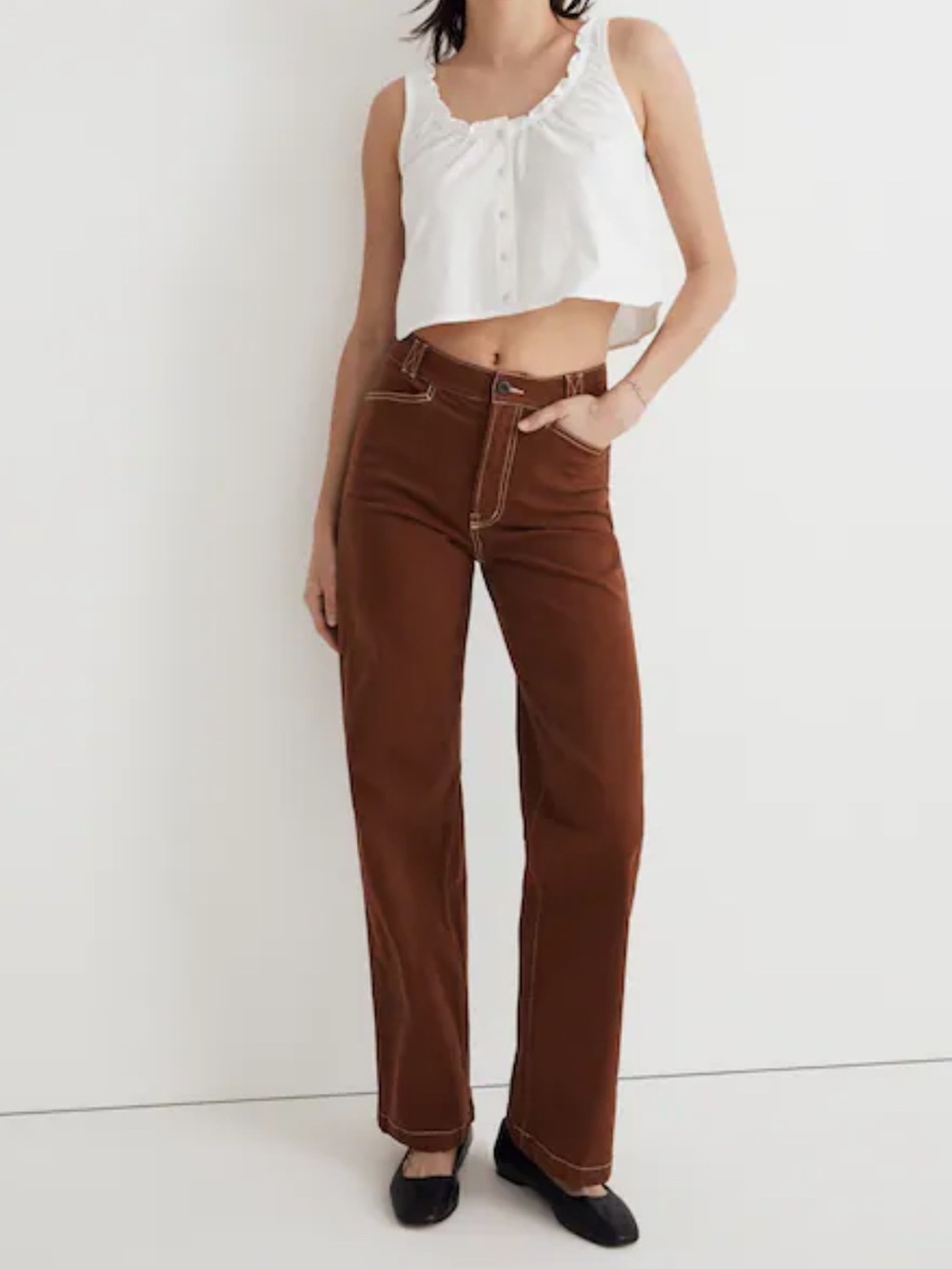Madewell Emmett Wide Leg Trouser Jeans